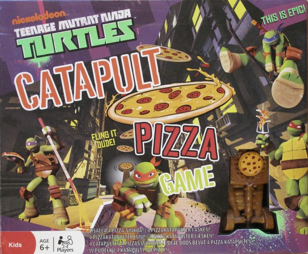 Teenage ninja turtles pizza katapult
